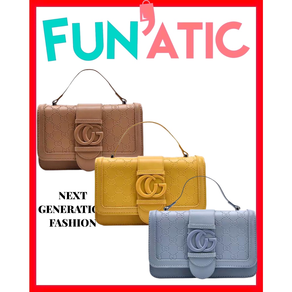 Funatic Tas Selempang Raintai Wanita Import Fashion Korea Uk 22 X 9 X 15 cm FA963