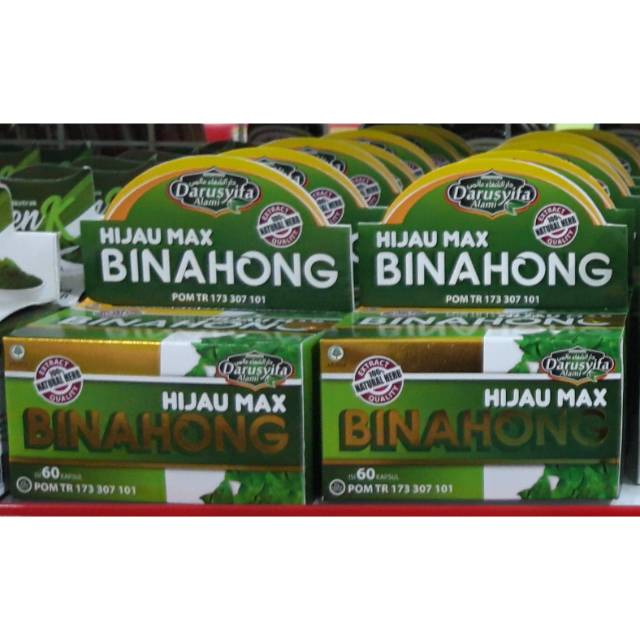 Hijau Max Binahong 60 Kapsul Obat Herbal