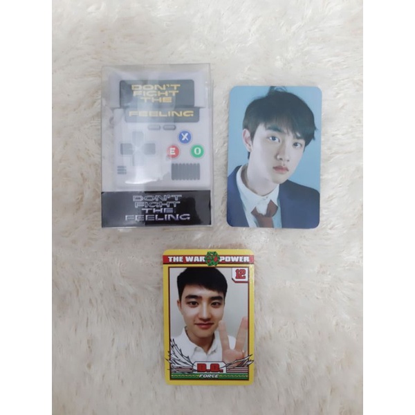 [ALL] EXO DFTF MD DON'T FIGHT THE FEELING AIRPOD CASE D.O. PHOTOCARD PC