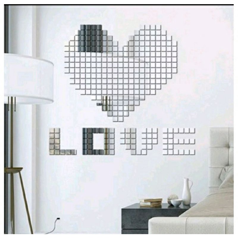 cermin rectangular cermin tempel