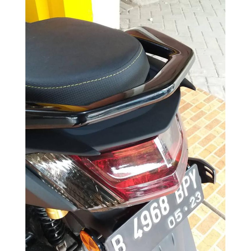 Ducktail / Sirip Belakang Nmax Hitam Doff Wajib Coba