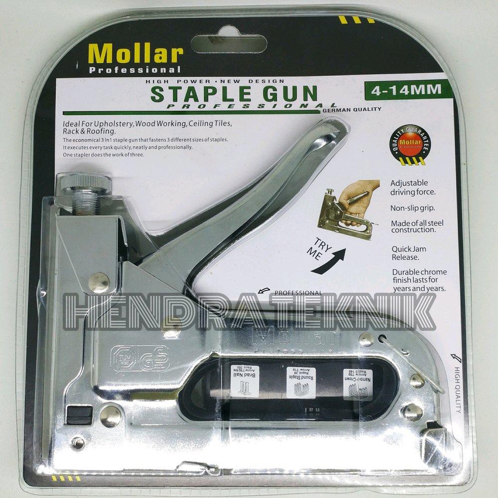 

GUN TACKLER 3IN1. ALAT HEKTAR TEMBAK. STAPLES TEMBAK 3 IN 1 MOLLAR