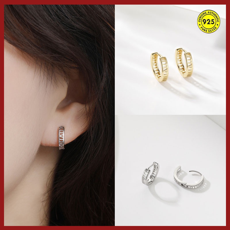 Anting Klip Bahan S925 Untuk Perhiasan Wanita