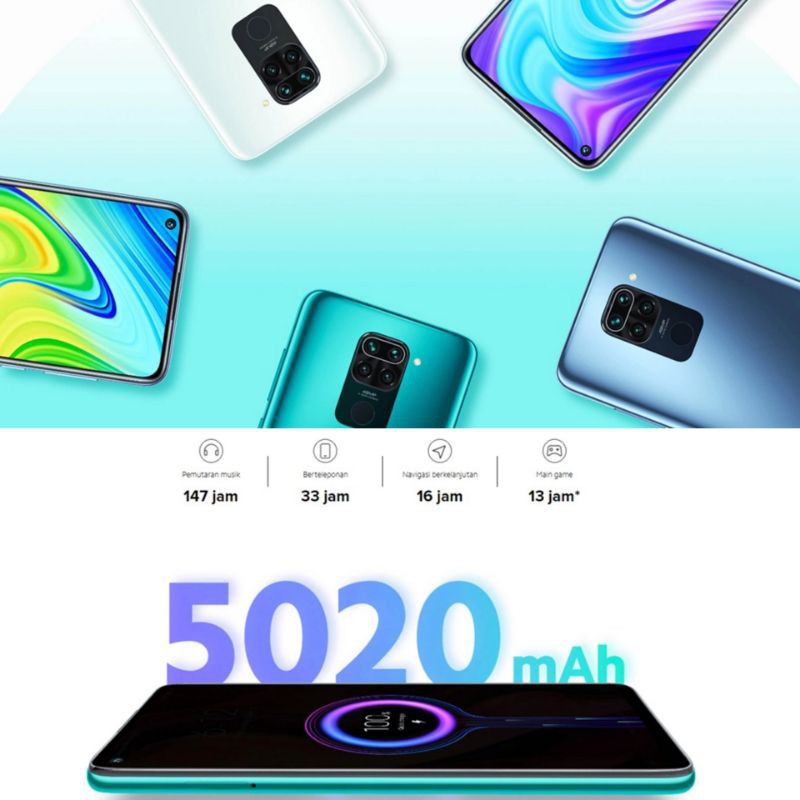 Xiaomi Redmi Note 9 6/128 Garansi Resmi TAM Indonesia RAM 6GB 128GB-3