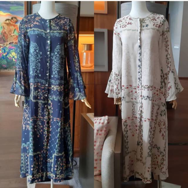 Gangga long tunik navy ria miranda