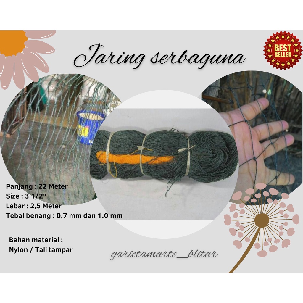 ✪BIG ⚡ALE✪ Kejutan/Jaring Pagar Ayam 2,5 meter // pagar ayam jaring Nylon / Jaring Pagar Ayam 2,5 me
