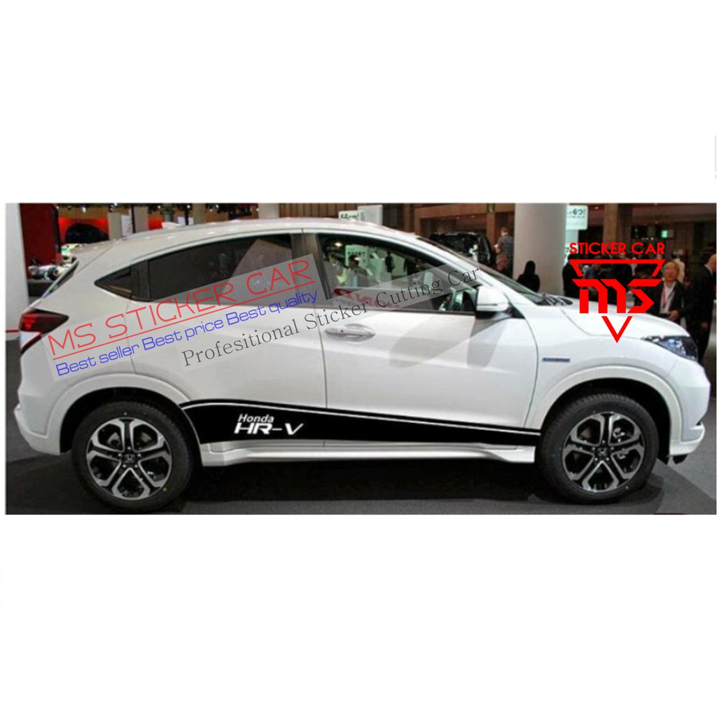 Sticker Stiker Mobil Honda Hrv Crv Brv Side Body Custom Text Shopee Indonesia