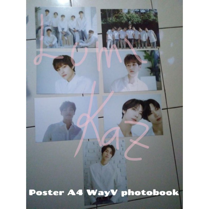 NCT WayV poster A4 official