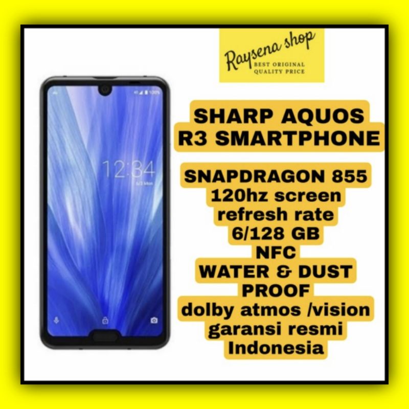 SHARP AQUOS R3 SH-R10 SNAPDRAGON™ 855 128GB / 6GB