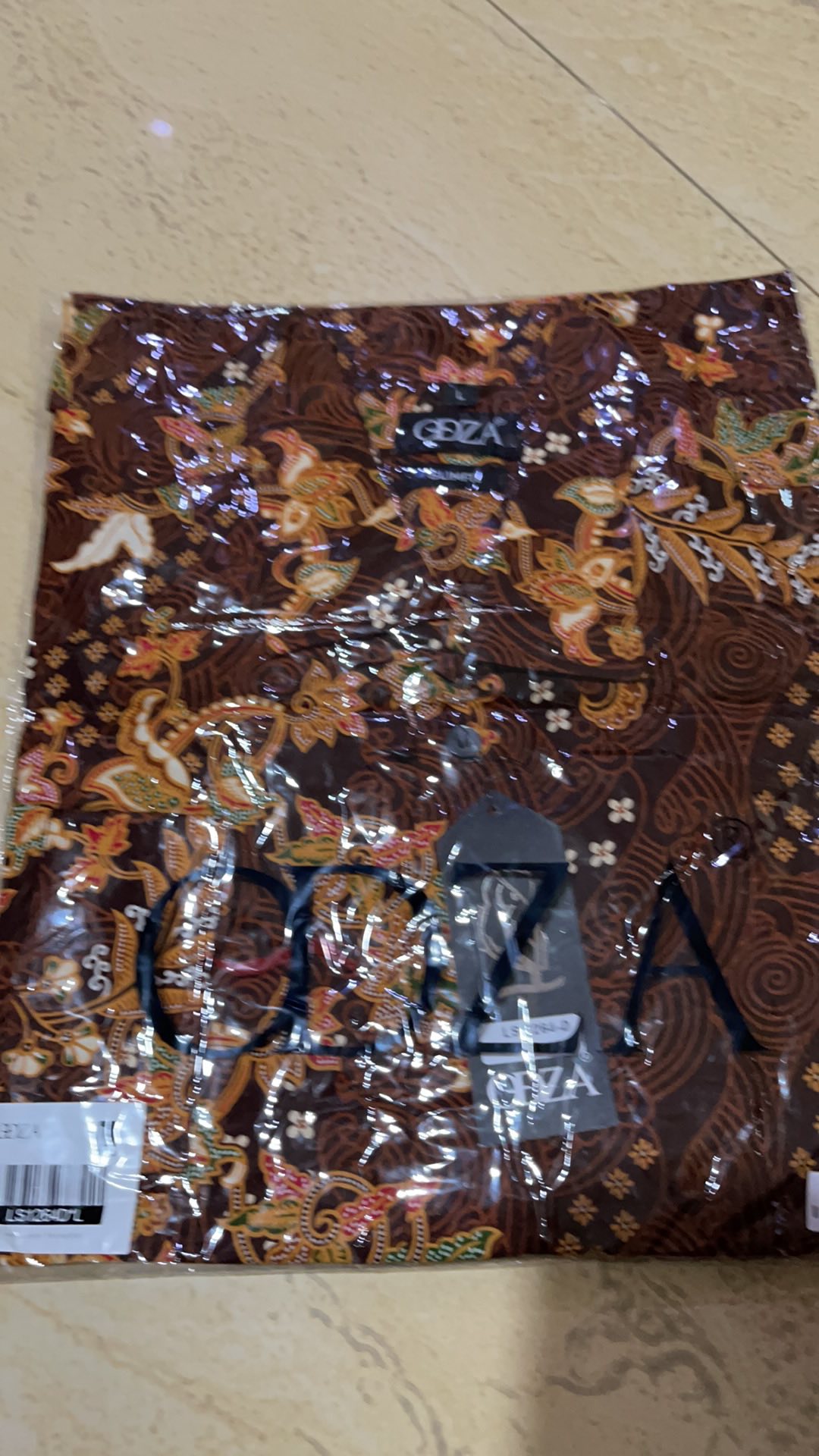 Odza Baju Kemeja Batik Slim Fit Lengan Panjang Hem Batik Fashion