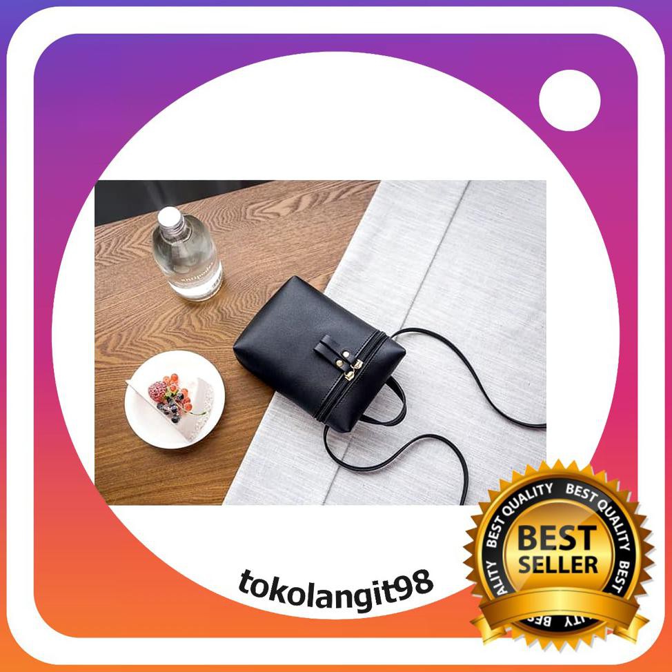 Tas Selempang Wanita Tas Handphone Tas Hp Model Terbaru - Hitam