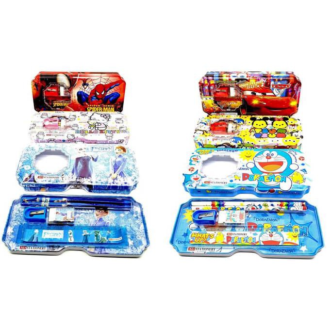 

Set Alat Tulis Tempat Pensil Kaleng Jendela Sedang / Souvenir