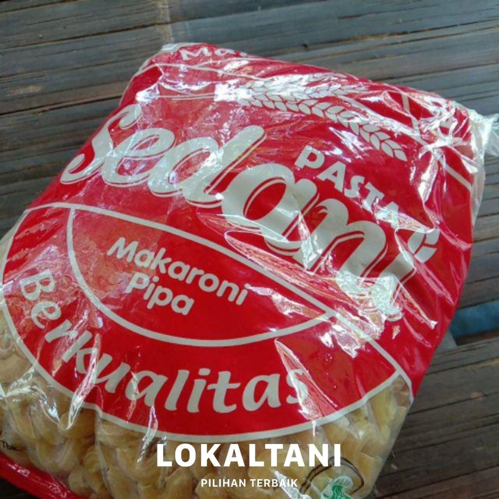 

Makaroni Rebus Sedani Macaroni pipa berkualitas 1 kg