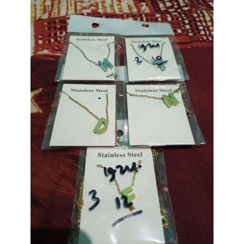 Perhiasan Xuping Kalung Liontin Nama terlaris