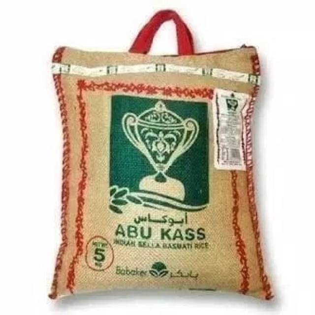 

Beras abukass 5kg beras basmati