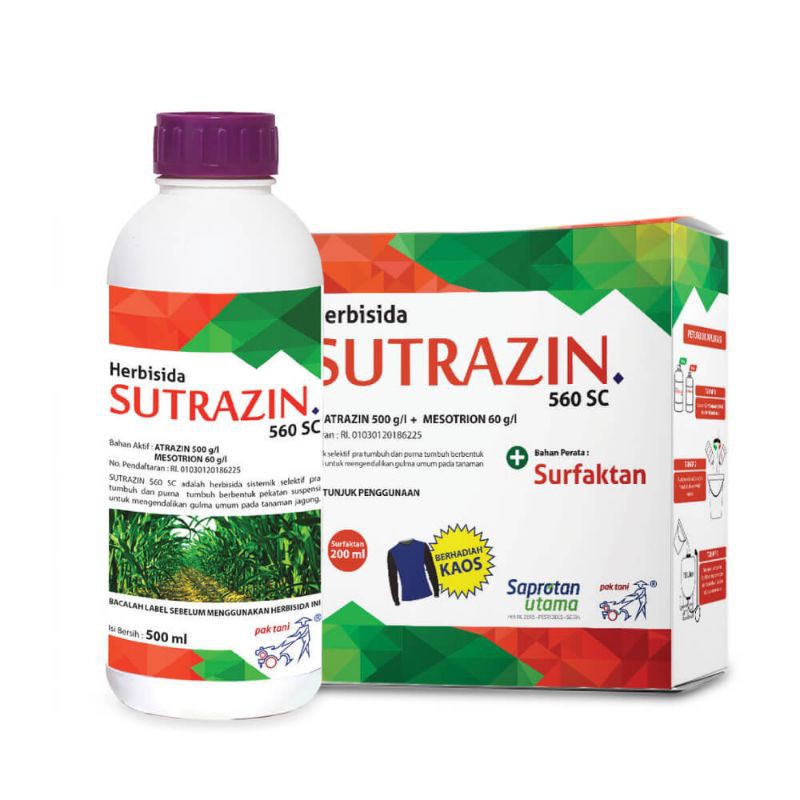 Sutrazin 560 SC pak tani saprotan utama 500ml