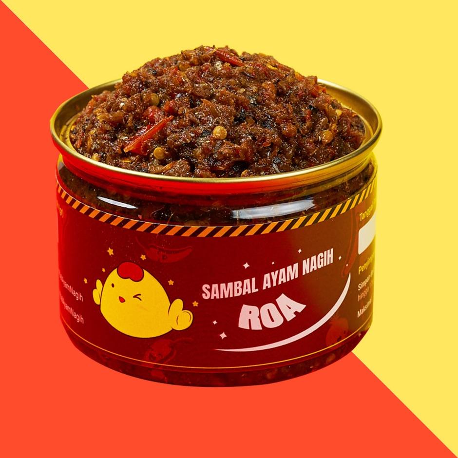 

Hot Sale - SAMBAL NAGIH - Sambal ikan ROA Khas Manado Toples ✔