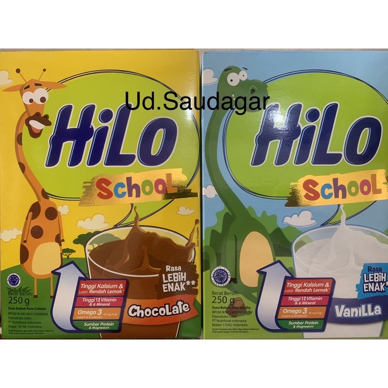 

Hilo School Chocolate/ Vanila Susu Pertumbuhan