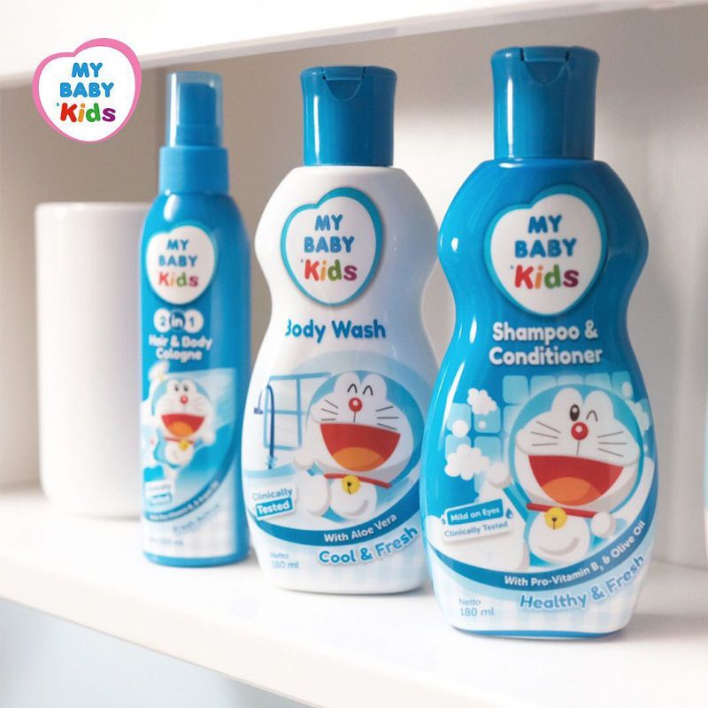 MY BABY KIDS SHAMPO - BODY WASH - COLOGNE 2 IN 1 HAIR AND BODY - SABUN SAMPO PARFUM ANAK