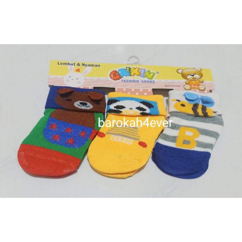 Kaos Kaki Bayi Motif Lucu 3D Kuping