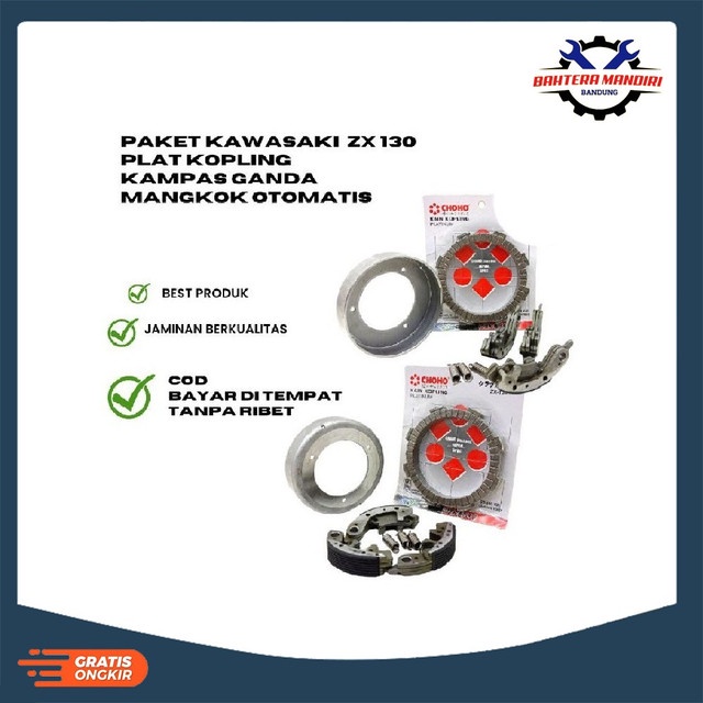 Paket Plat kopling Mangkok Kopling plat kampas otomatis kupling KAWASAKI ZX 130