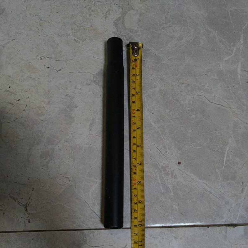 Seatpost tiang sadel copotan sepeda mini Phoenix 20 repaint hitam