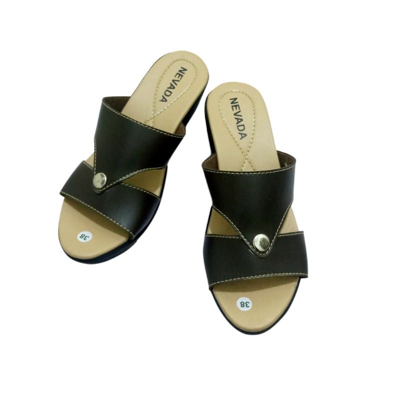 Sandal Wedges Ibu Ibu Kekinian Pesta Kondangan