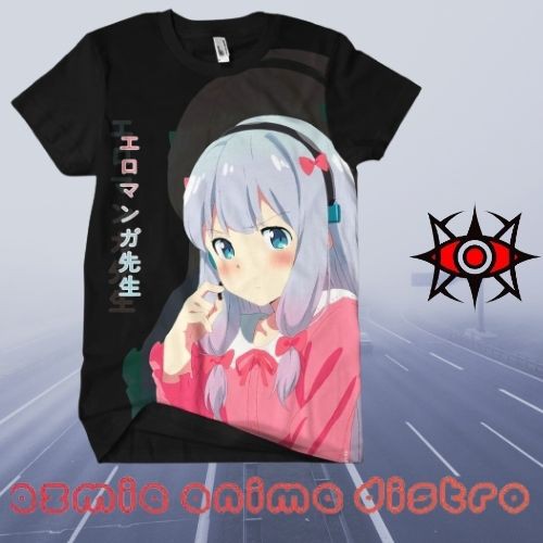 Kaos 3D FullPrint Anime Sagiri Izumi Ero Manga Sensei