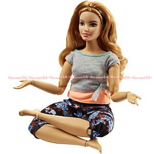 Barbie Made To Move The Ultimate Posable Barbie Doll Original Kaki &amp; Tangan Bisa ditekuk Di Lipat