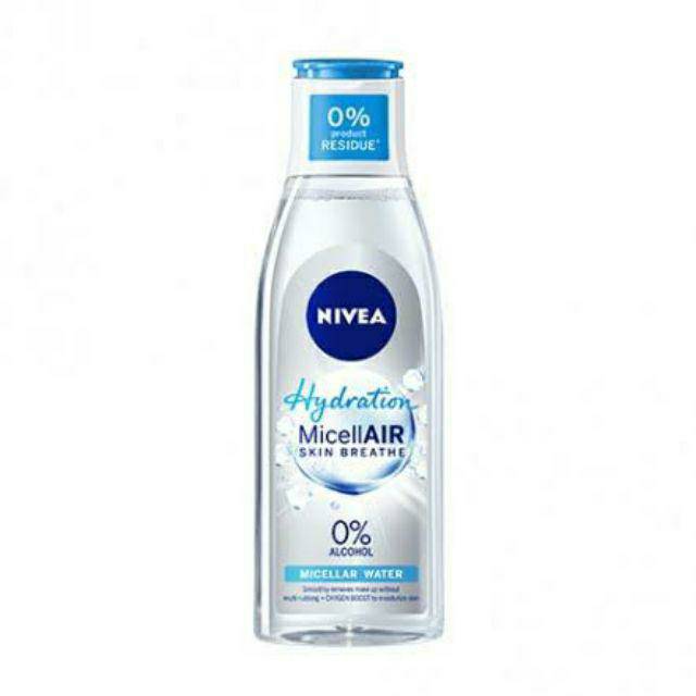 Nivea MicellAIR Skin Breathe 125ml / 200ml Micellar Water Pembersih Besar / Kecil Biru Hydration