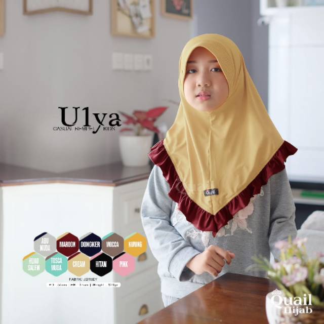 JILBAB ANAK SYARI ULYA CASUAL KHIMAR KIDS