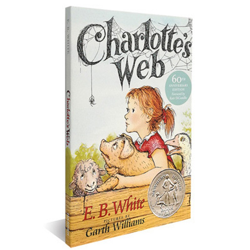 English Reading Books for Kids Novel Charlotte's Net Book Kids Story Books Fiction Book Fairy Tale L