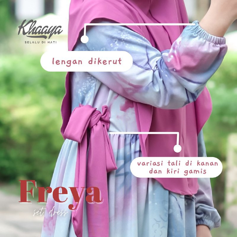 Afsheenastore Gamis Anak Freya / Ready Size 3