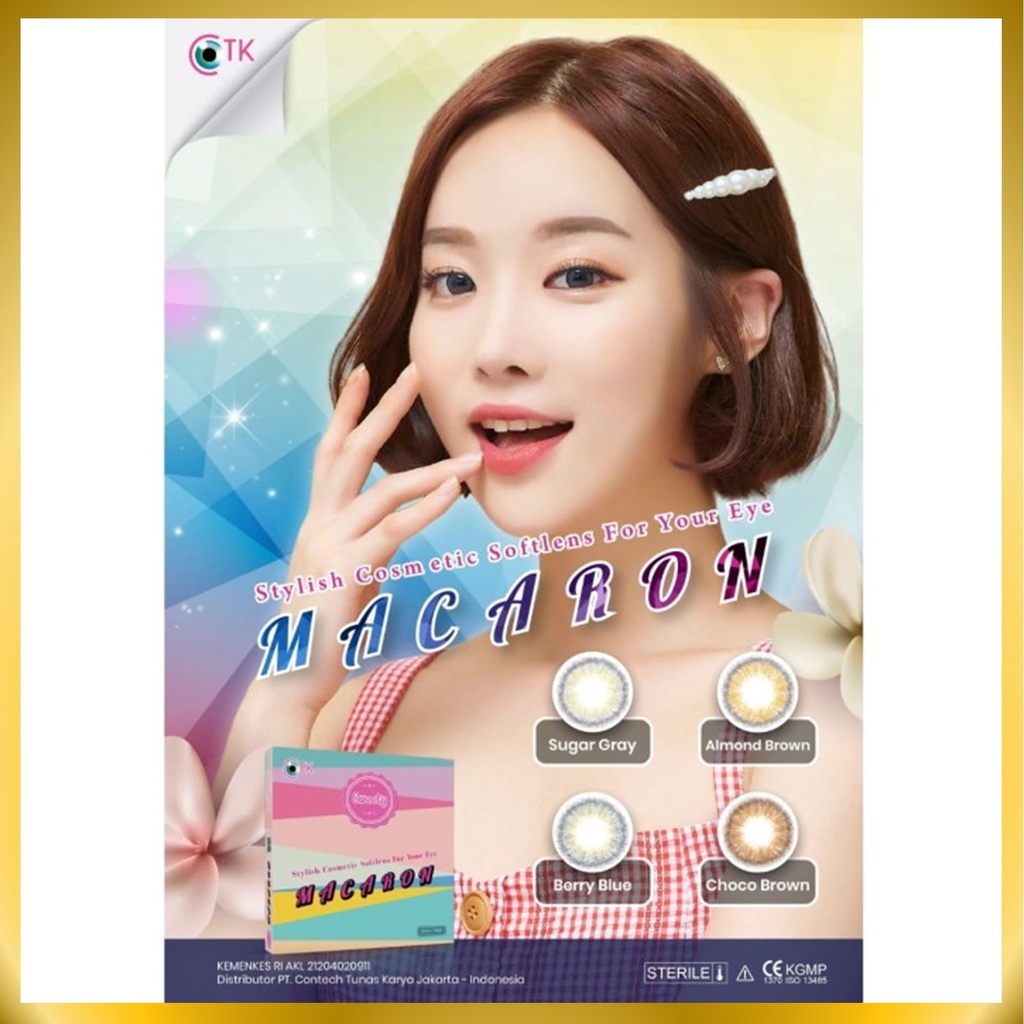 {BISA COD} SOFTLENS MACARON MINUS BY CTK -3.25 SD -6.00