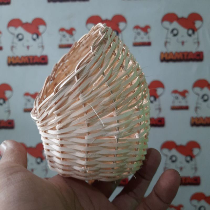 RUMAH HAMSTER ANYAMAN ROTAN BY HAMTACI
