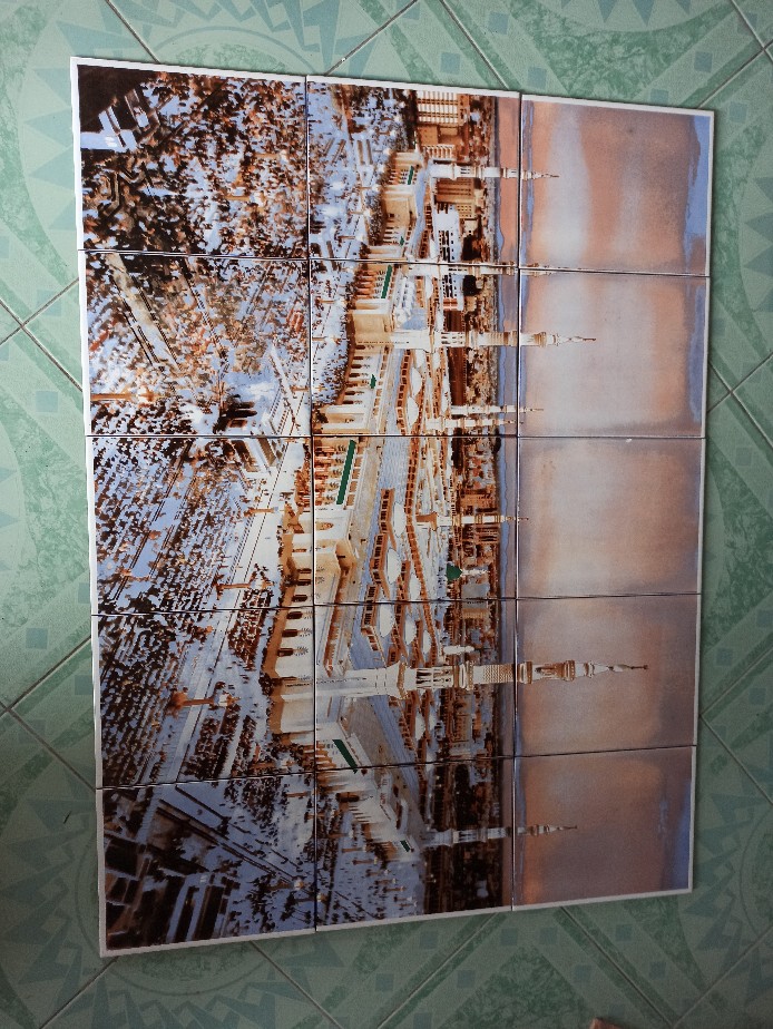 Panel Keramik Dinding 15x20x25xm Masjid Nabawi