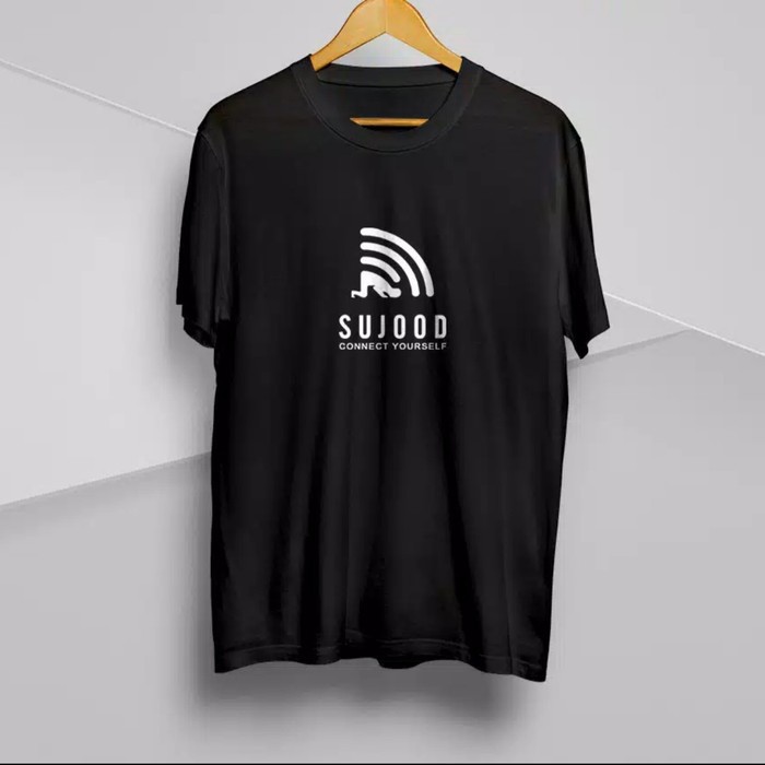 KAOS BAJU TSHIRT PRIA WANITA SUJOOD KAOS MUSLIM HIJRAH KAOS KATA KATA/COD