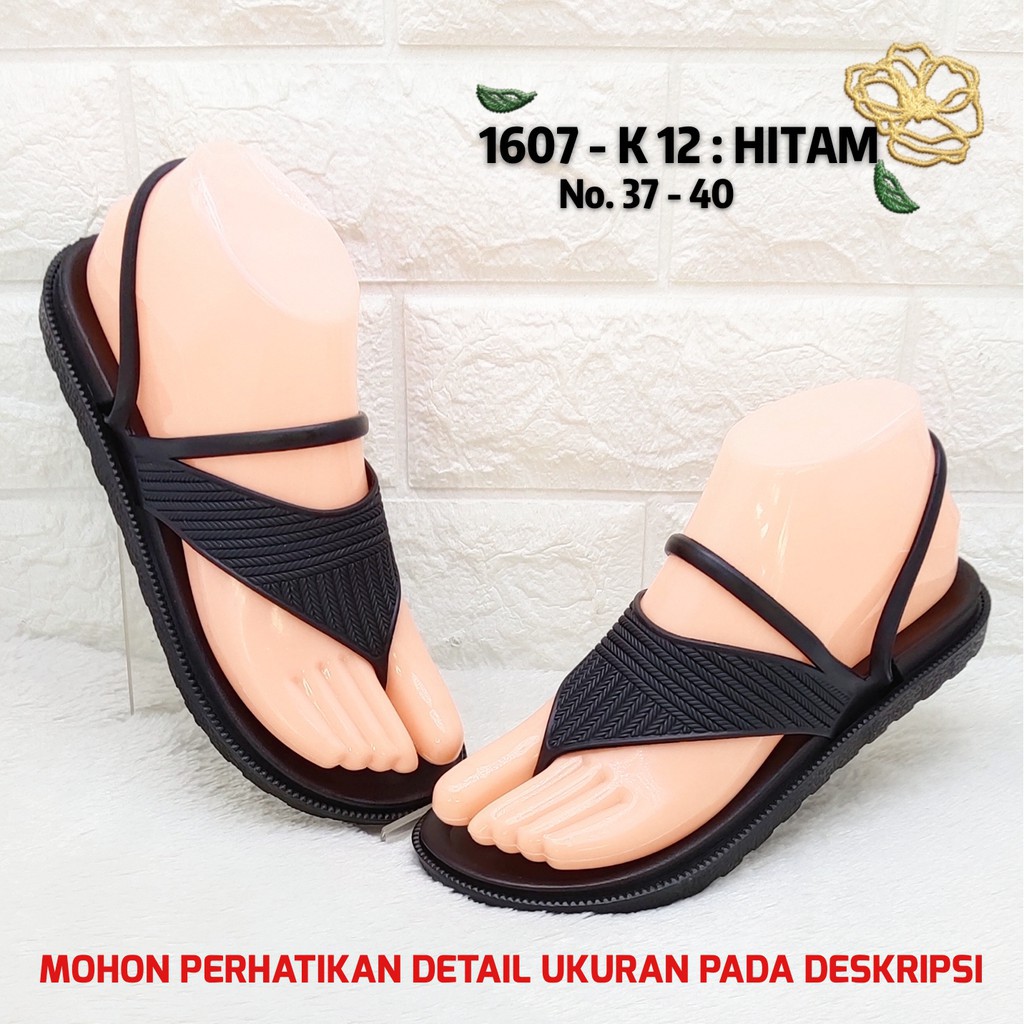 Sandal Wanita Balance 1607 K12 Original Sendal Jepit Tali Lebar Jelly Impor Very Nice Lentur Ringan