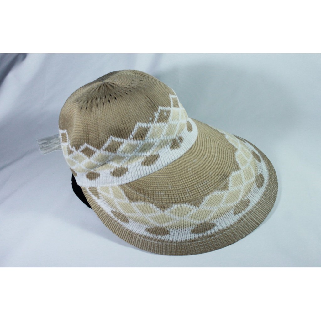 CAPS VISOR/TOPI PANTAI RAJUT / TOPI GOLF RAJUT