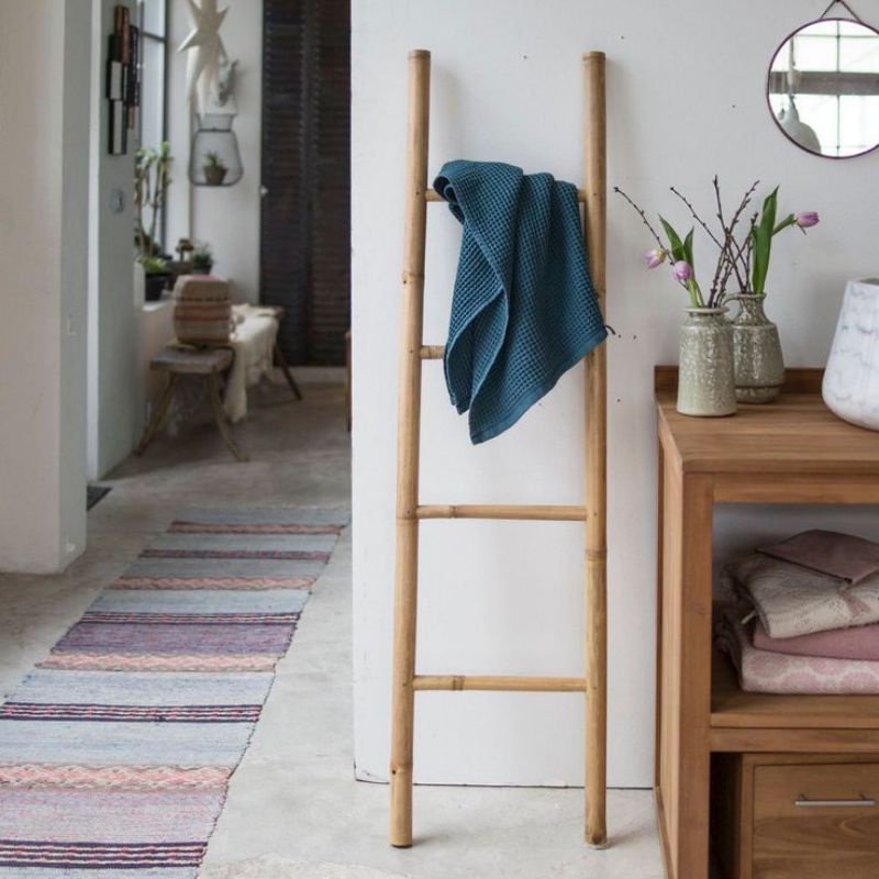 tangga hias ladder haanger tangga bambu rak mukenah sajadah