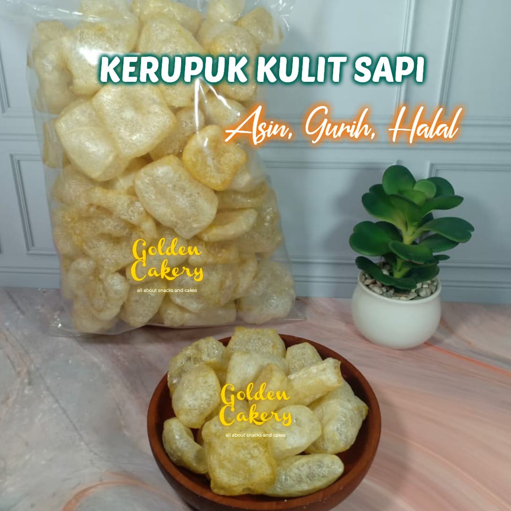 

Kerupuk Kulit / Rambak/ JANGEK Sapi Halal - 100 gr