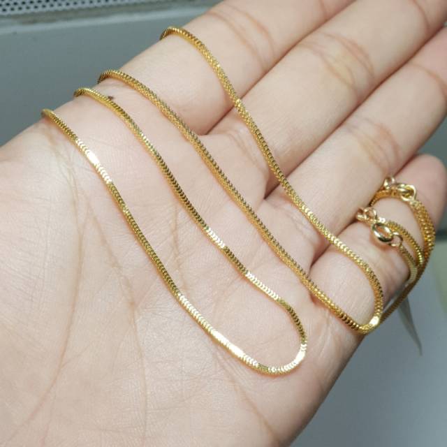 Kalung Emas Asli Milano Kadar Emas 420 9k Indonesia