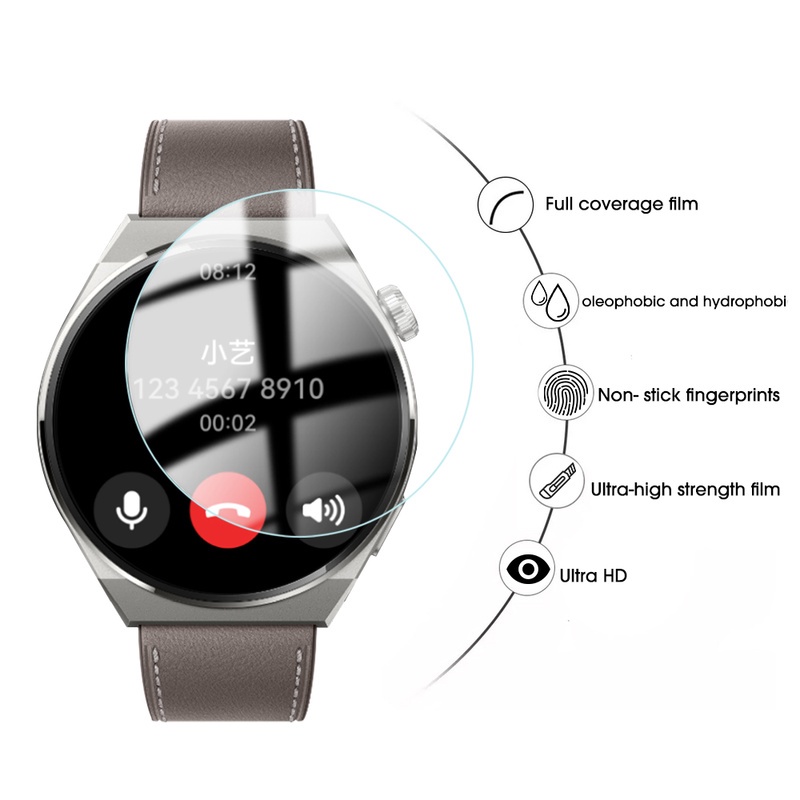 Pelindung Layar Tempered Glass HD Transparan Untuk Huawei Watch GT3 Pro