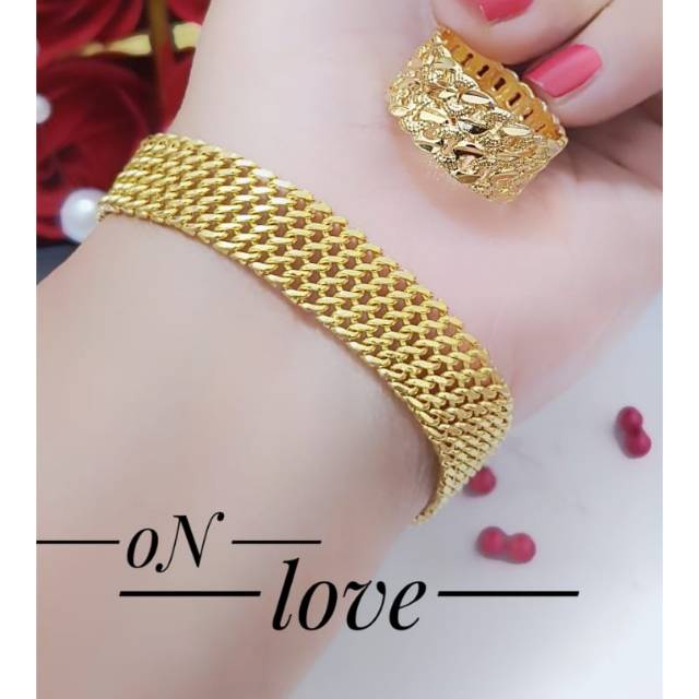 Gelang lapis emas 03