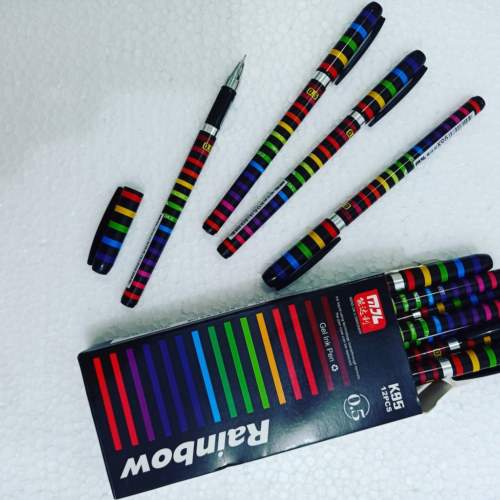 

Pen Gel Rainbow (per 2 pc) hitam