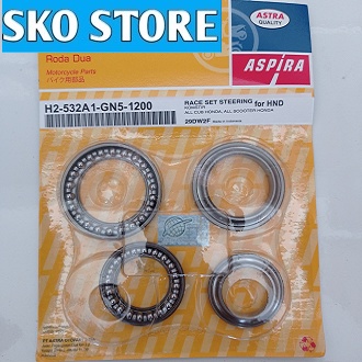 Komstir / Race Steering H2-532A1-GN5-1200 semua cub Honda dan scooter Honda