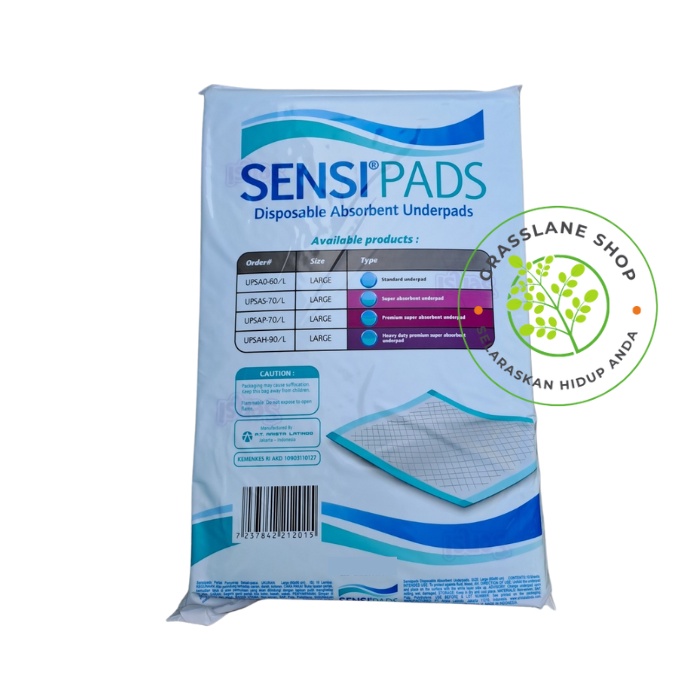 Underpad Sensi Sensipad 60x90 L Pads Sensipads Khusus Kirim Ojek