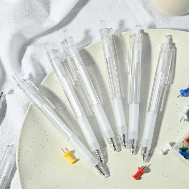 

Pen Putih Aesthetic dengan Tinta Hitam