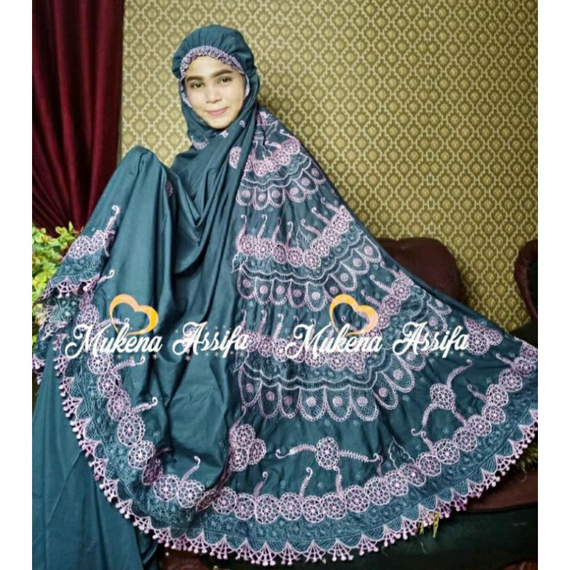 MUKENA DEWASA BORDIR PADANG BORDIRAN PUNGGUNG