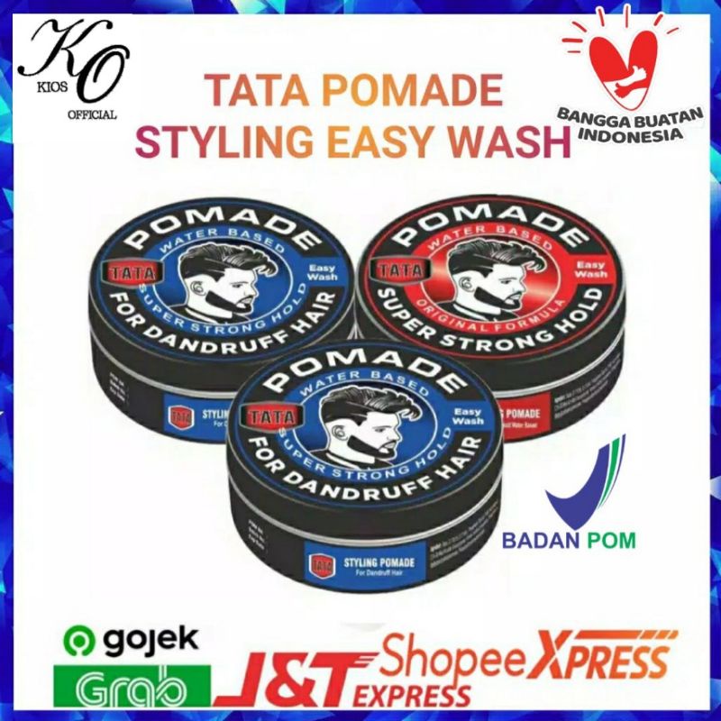 Tata Pomade styling easy wash/water based 75gr